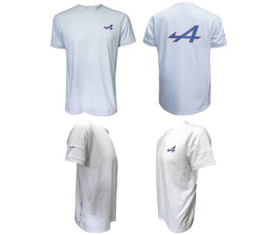 T Shirt Blanc Alpine 