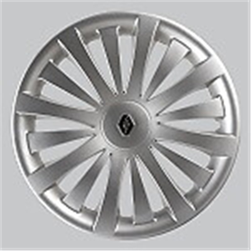 enjoliveurs 16 pouces nuta gris clair avec logo renault