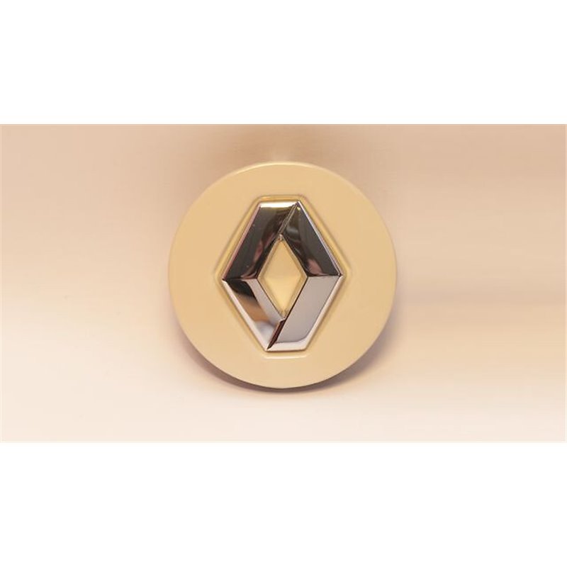 Cabochon Renault blanc ivoire