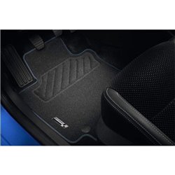 Tapis textile premium Renault Sport avec surpiqûre bleue