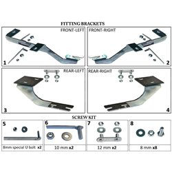 Fixations pour marchepieds standard