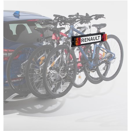 Support de plaque d'immatriculation pour porte-vélos Express Hang On 7 broches