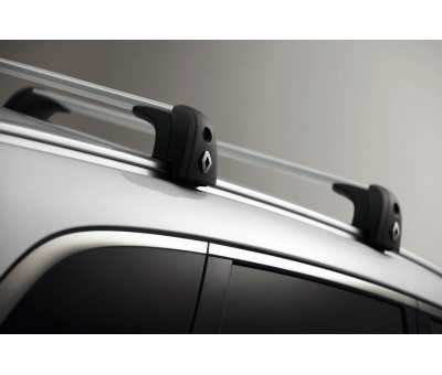 Barres de toit aluminium QuickFix sur barres longitudinales Scenic - Renault